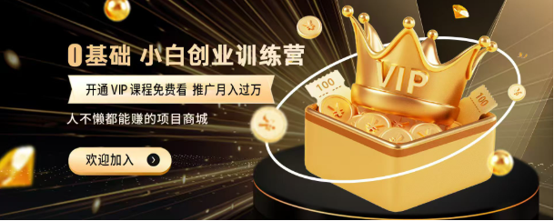 加入青年云网创会员，全站资源免费学习。加入高级合伙人，推广日入1000+-青年云网创—高质量项目商城